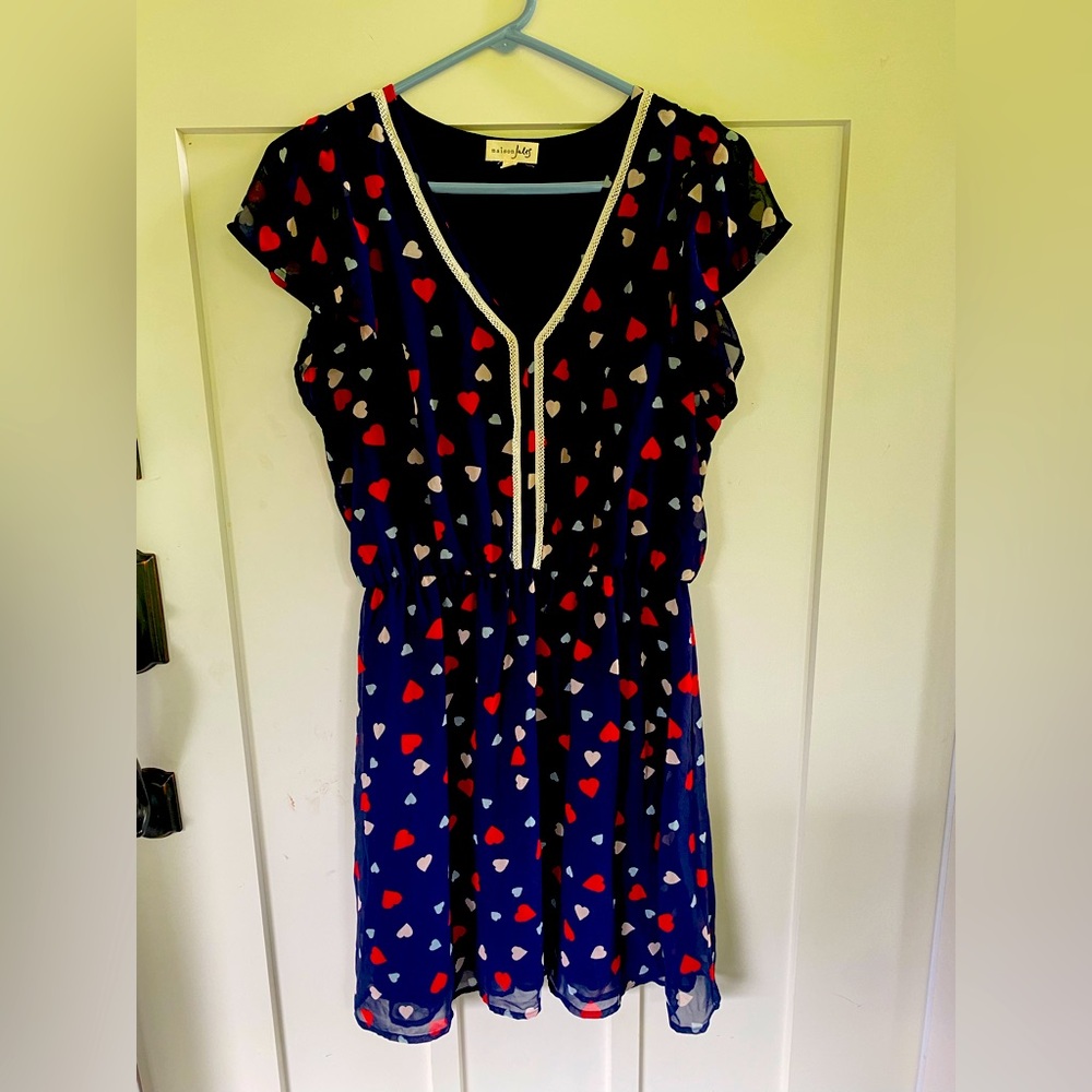 Maison Jules valentines heart dress L